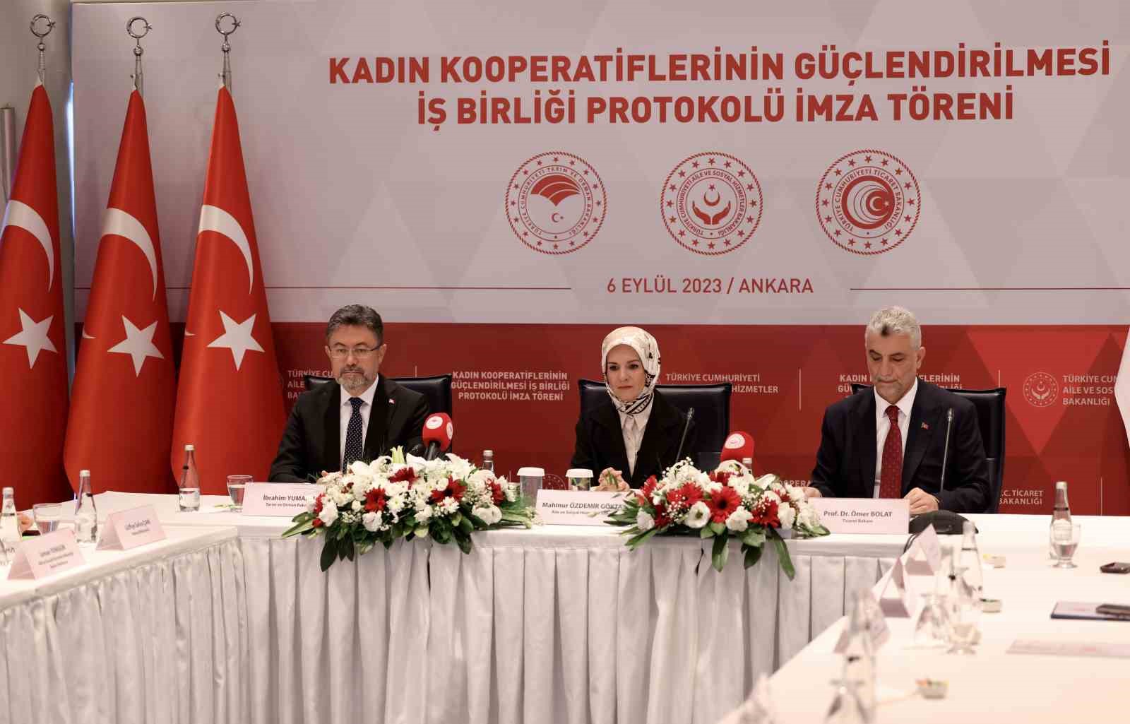 “Kadın Kooperatiflerinin Güçlendirilmesi İşbirliği Protokolü” yenilenerek 5 yıl daha uzatıldı