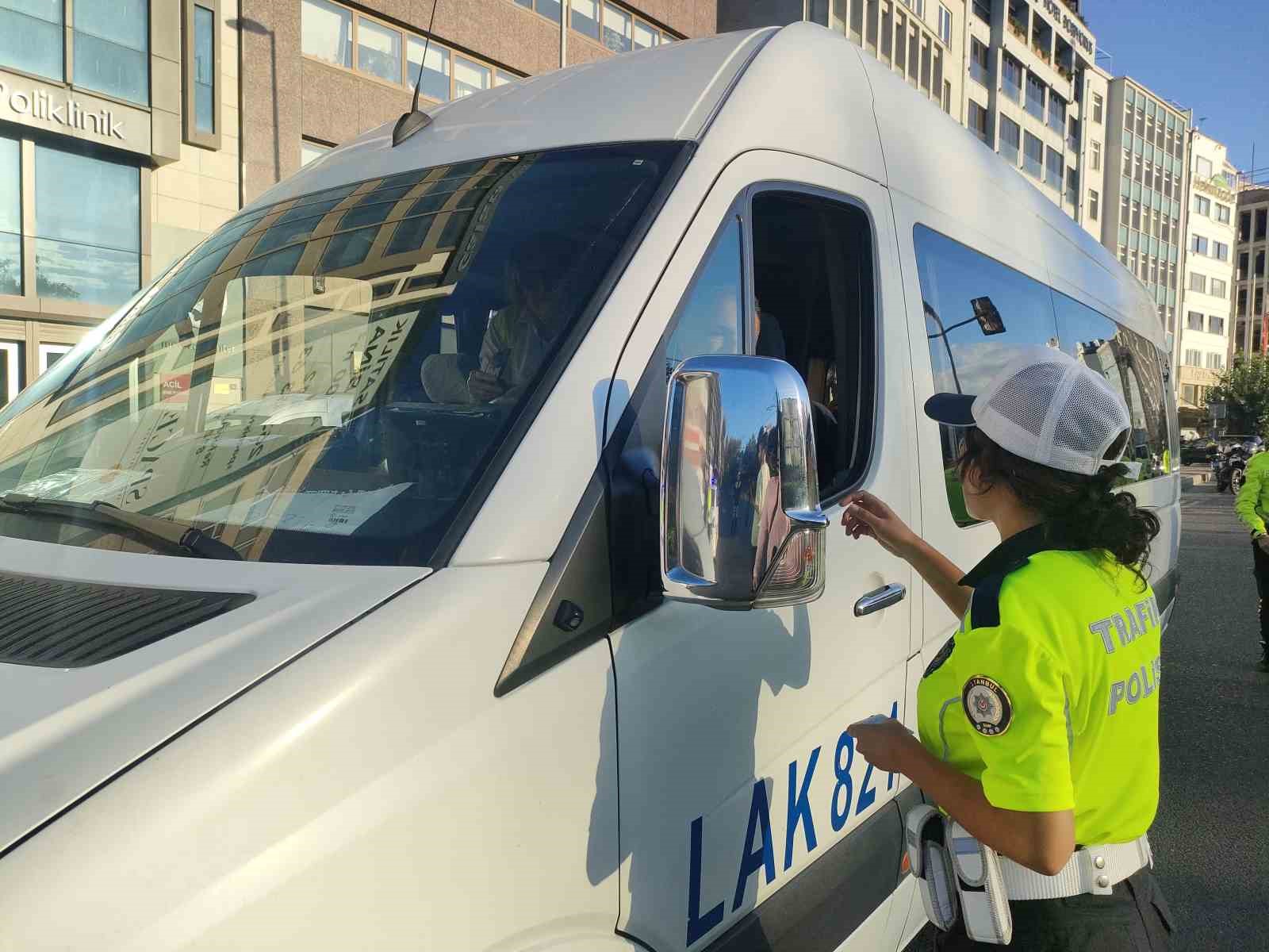 İstanbul’da okul servislerine yönelik denetim
