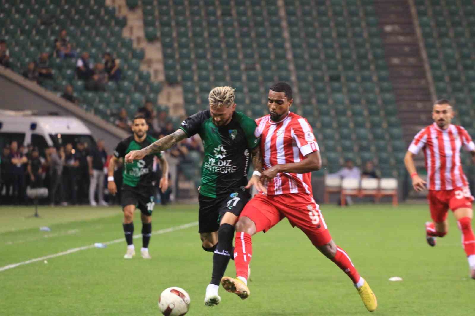 Trendyol 1.Lig: Kocaelispor: 2 – Boluspor: 1