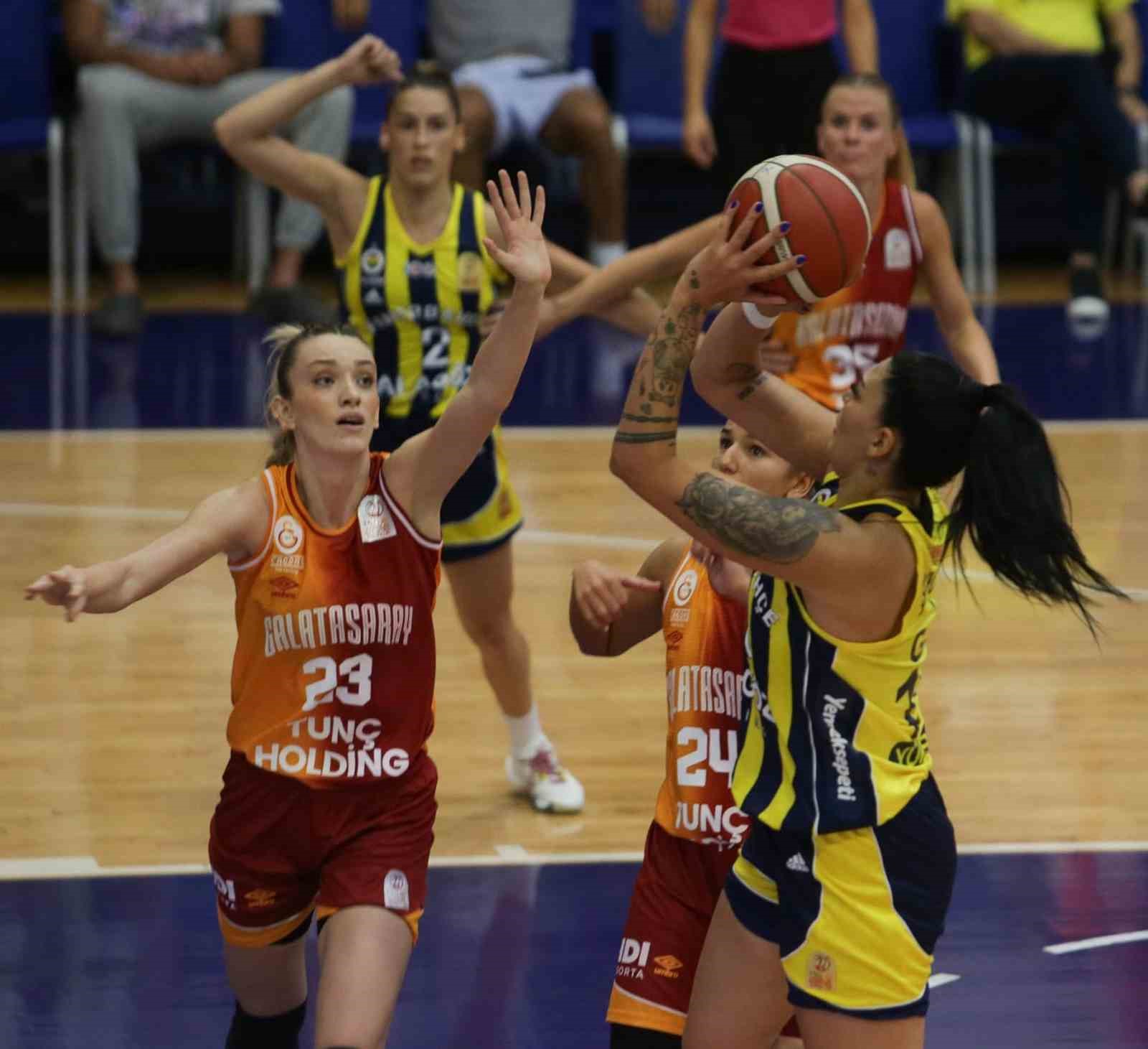 ING Kadınlar Basketbol Süper Ligi: Fenerbahçe: 84 – Galatasaray: 56