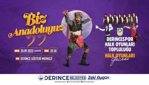 Derince’de halk oyunları rüzgarı