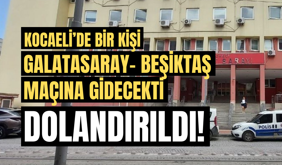 Maça gidecekti, dolandırıldı