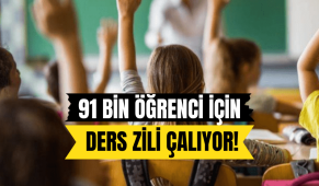 91 bin öğrenci için ders zili çalıyor!