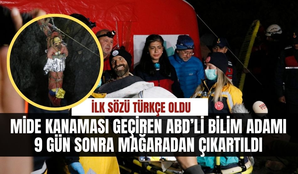 Mide kanaması geçiren ABD’li bilim adamı 9 gün sonra mağaradan çıkartıldı