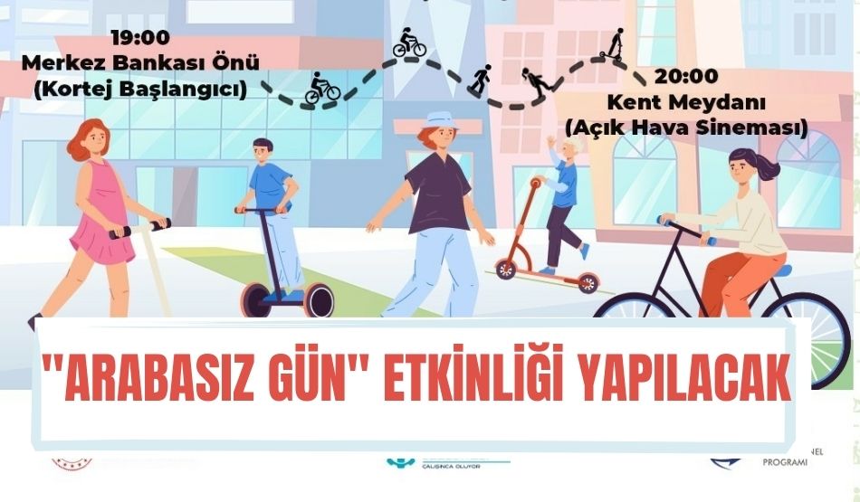 “Arabasız gün” etkinliği yapılacak