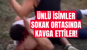 Sosyal medyadan birbirlerine meydan okuyorlardı! Ünlü isimler sokak ortasında kavga ettiler!