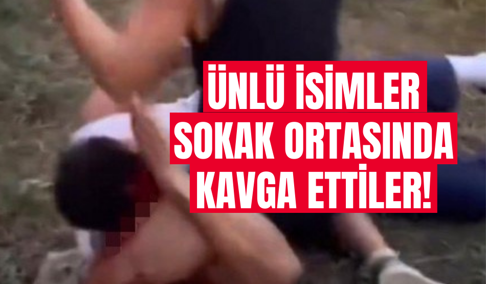 Sosyal medyadan birbirlerine meydan okuyorlardı! Ünlü isimler sokak ortasında kavga ettiler!