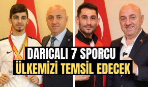 Darıcalı 7 sporcu ülkemizi temsil edecek