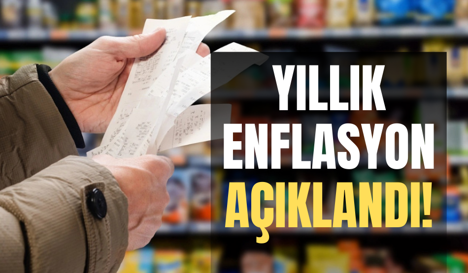 Yıllık enflasyon açıklandı!