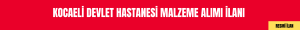 Kocaeli Devlet Hastanesi Güvenlik Malzemesi Alımı İlanı