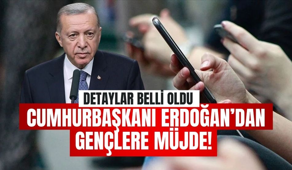 Cumhurbaşkanı Erdoğan’dan gençlere müjde! Detaylar belli oldu…