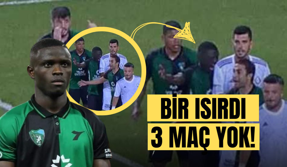 Bir ısırık, 3 maç!