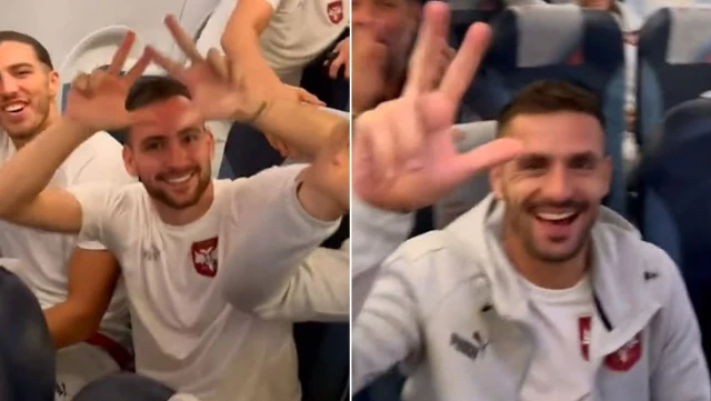 Tadic'in çetnik selamı gündem oldu! Tadic'in çetnik selamı gündem oldu!