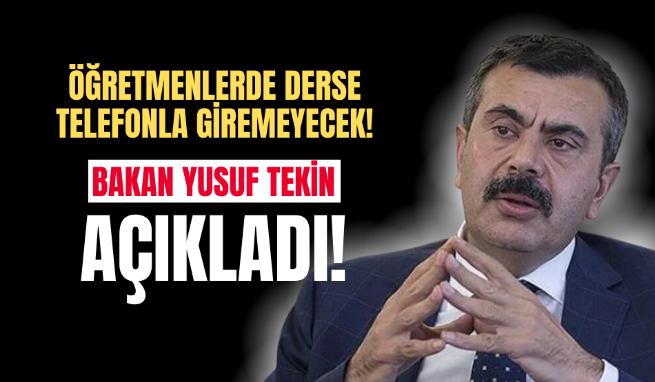 Öğretmenler ve öğrenciler derse telefonla giremeyecek!
