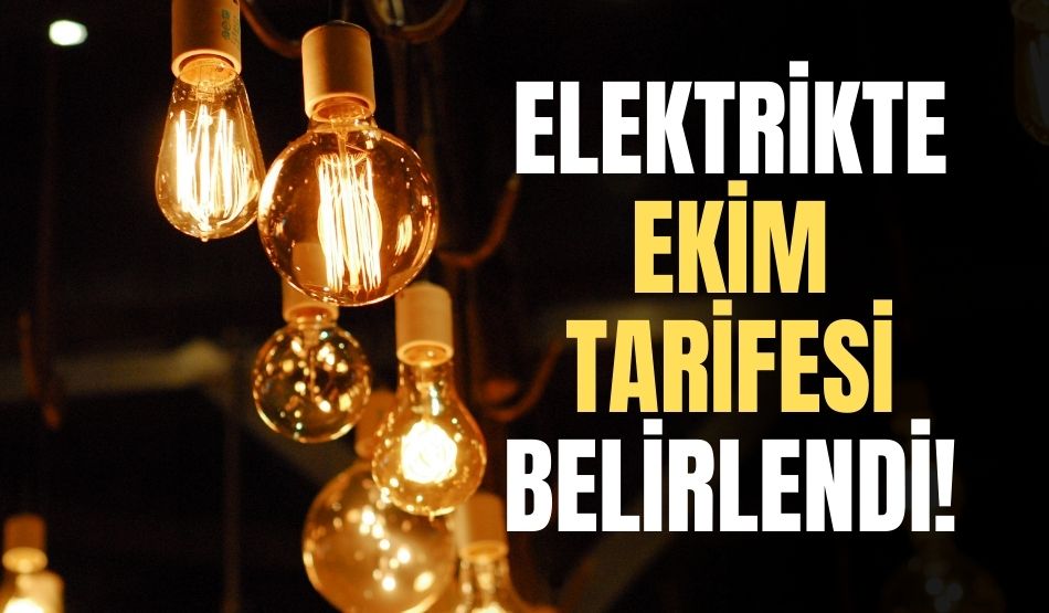 Elektrikte ekim tarifesi belirlendi!