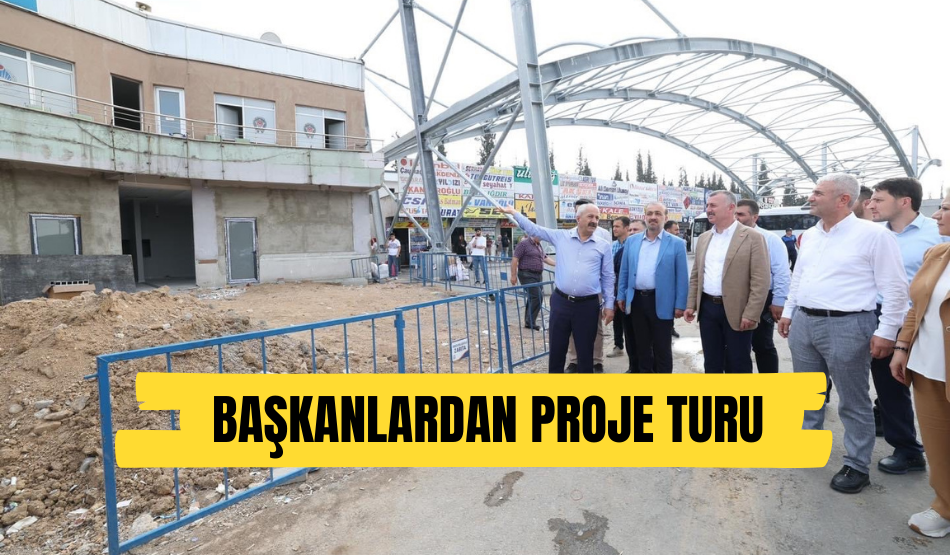 Başkanlardan  Proje Turu