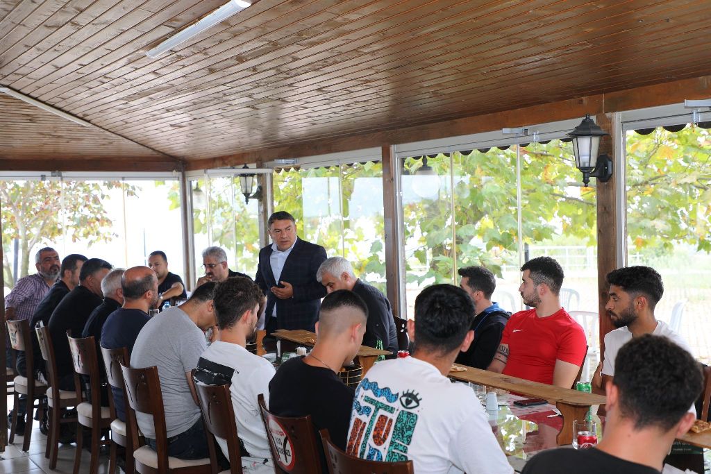 Başkan Şayir, Diliskelesispor’u ağırladı Başkan Şayir, Diliskelesispor’u ağırladı
