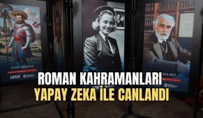 Roman kahramanları yapay zeka ile canlandı