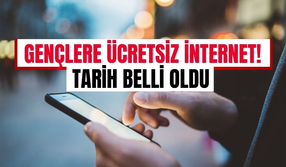 Gençlere ücretsiz internet! Tarih belli oldu