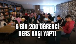 5 bin 200 öğrenci ders başı yaptı