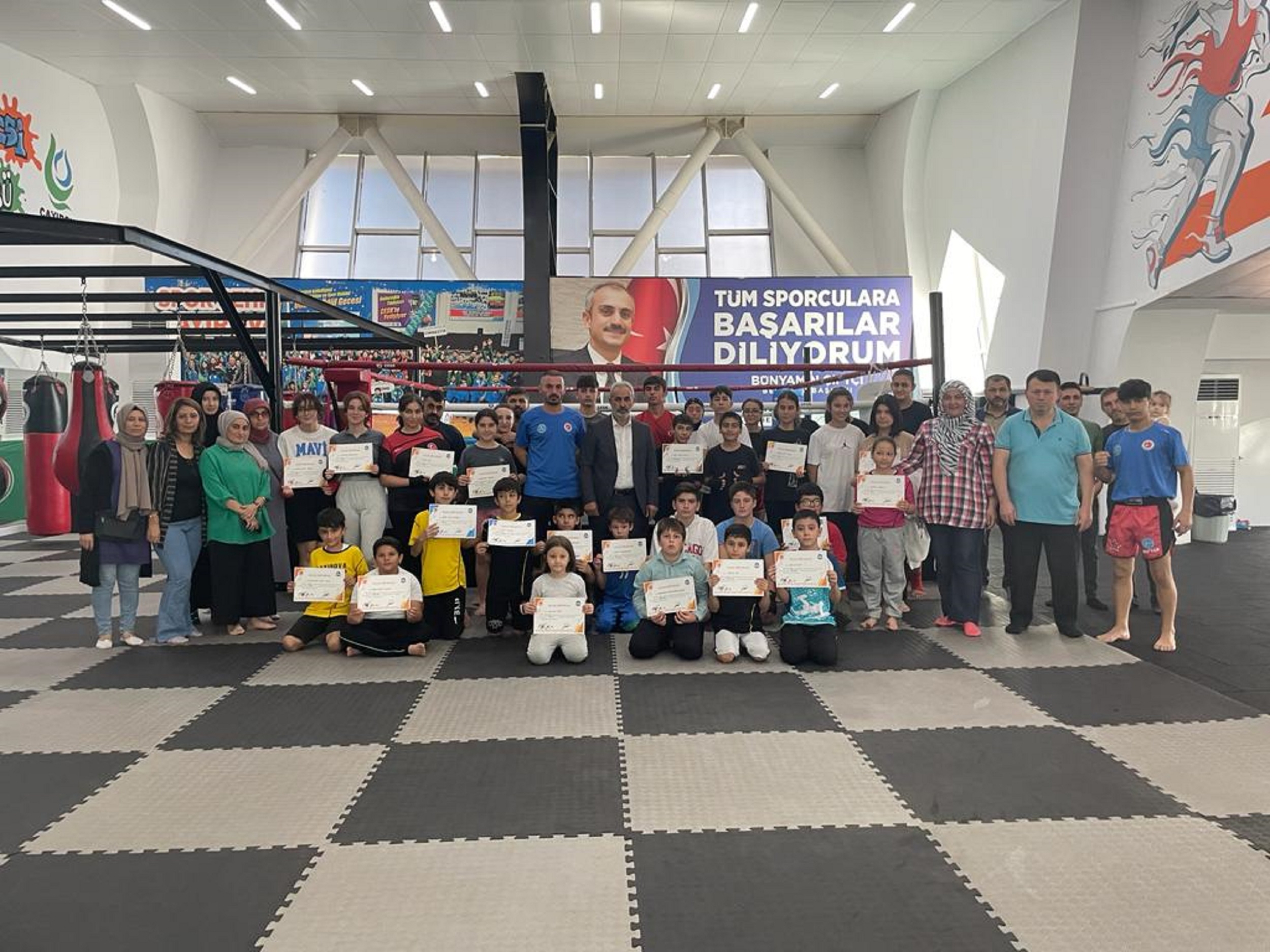 ÇESK’li Kick Bokscuların kuşak heyecanı