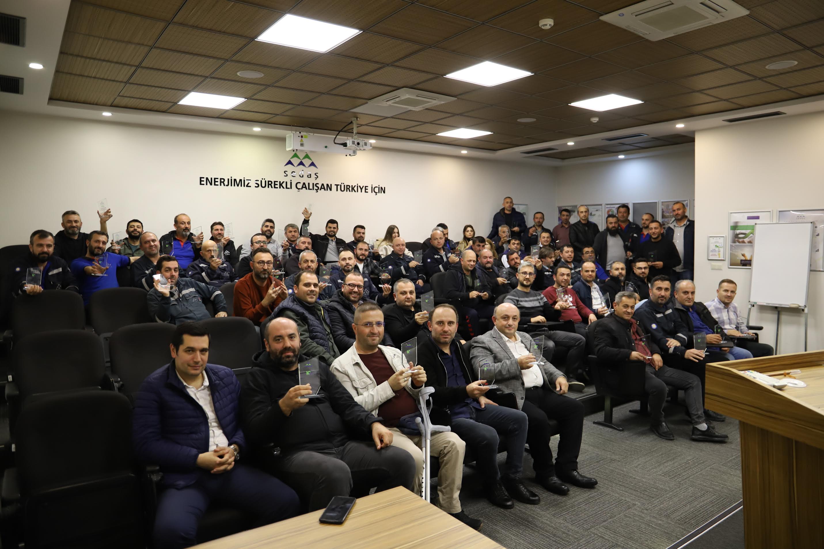 SEDAŞ’tan 664 çalışanına kıdem ödülü
