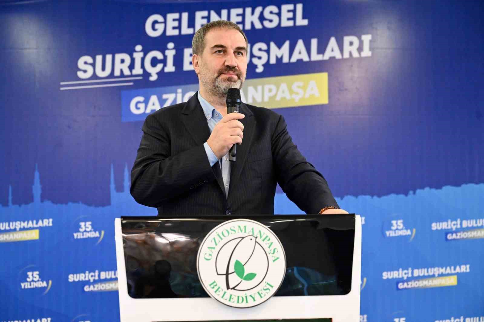 Gaziosmapaşa Belediye Başkanı Usta, 35. Geleneksel Suriçi Buluşması’na ev sahipliği yaptı