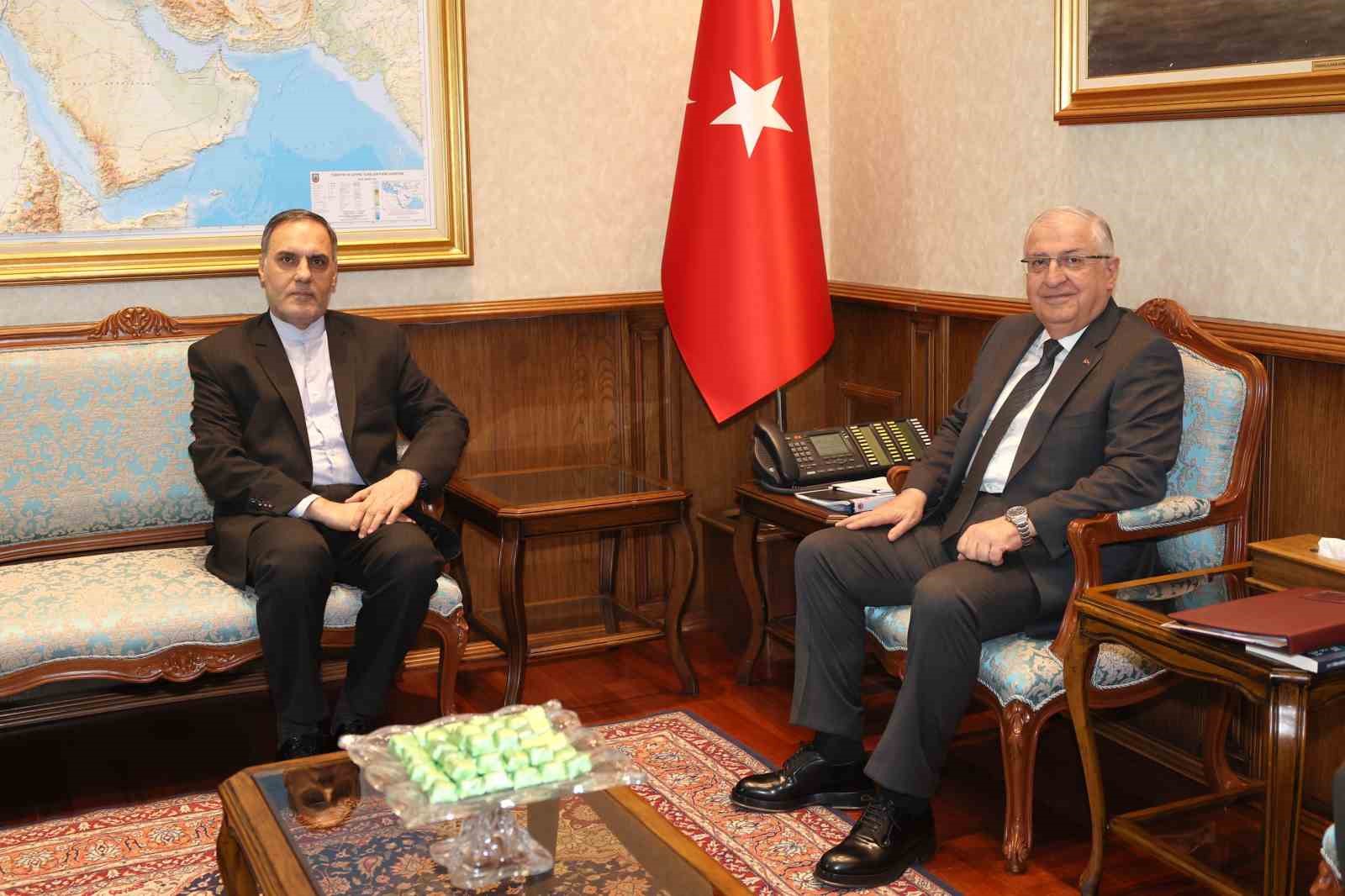 Bakan Güler, İran Büyükelçisi Habibollahzadeh’i kabul etti