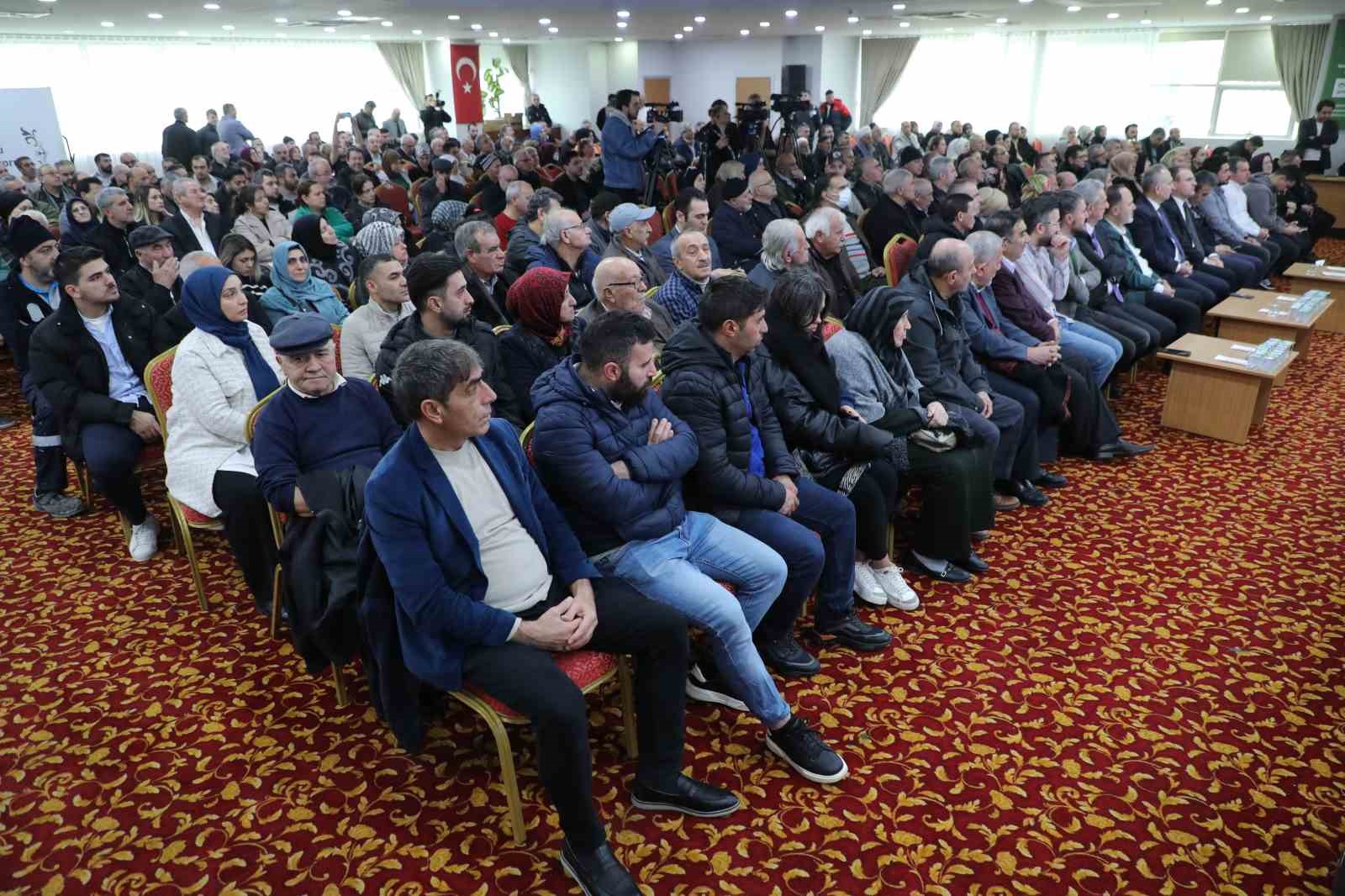 Gaziosmanpaşa’da kentsel dönüşüm projesi kapsamında kura çekim gerçekleştirildi