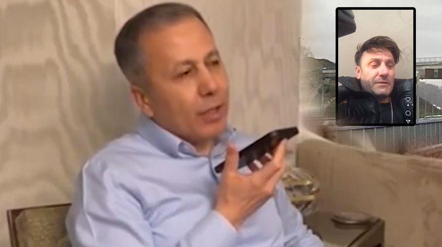 Tır şöförünü rehin aldı Bakan Yerlikaya ikna etti