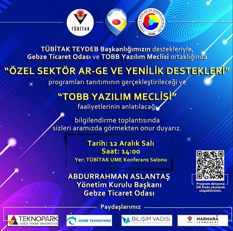 GTO, Yazılım ve Ar-Ge devlerini Gebze’de buluşturuyor GTO, Yazılım ve Ar-Ge devlerini Gebze’de buluşturuyor