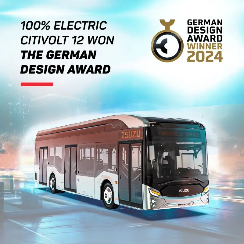 Anadolu Isuzu'ya German Design Award ödülü Anadolu Isuzu'ya German Design Award ödülü
