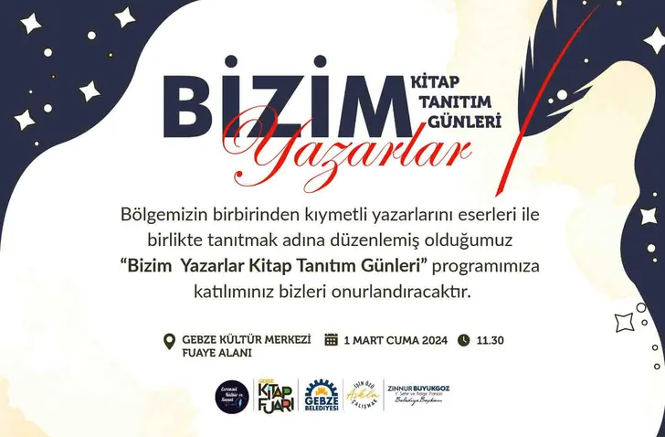 BİZİM YAZARLAR İLE BİRLİKTE YENİ BİR KİTAP YOLCULUĞU
