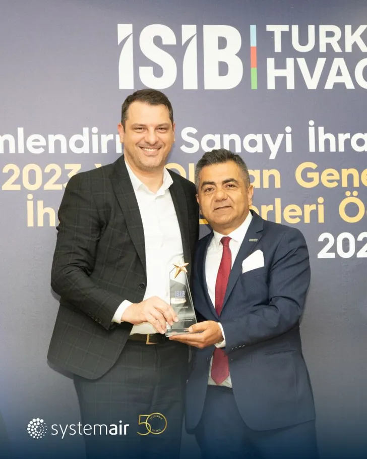 İSİB’den Systemair’e ihracat ödülü İSİB’den Systemair’e ihracat ödülü