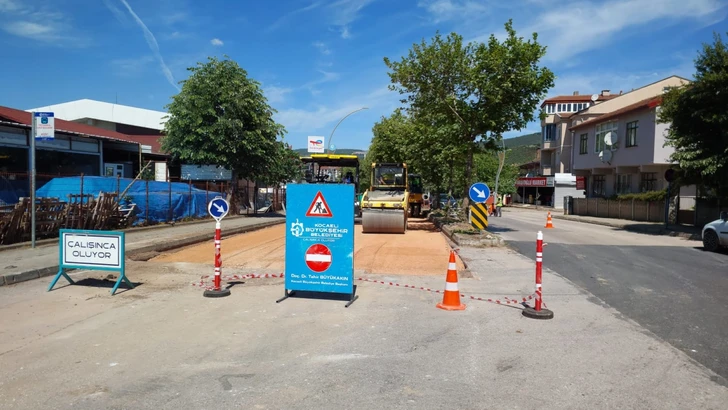 Derince Ertuğrul Gazi Bulvarı Yenileniyor