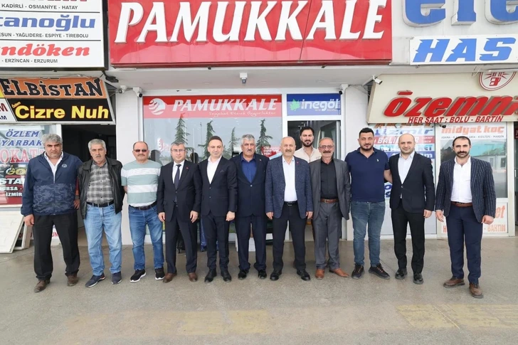 Başkan Büyükgöz Otogar Esnafıyla Buluştu Başkan Büyükgöz Otogar Esnafıyla Buluştu