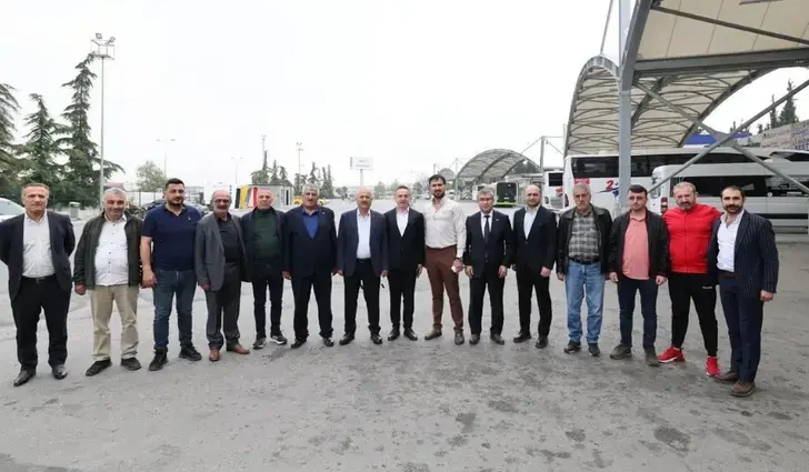 Başkan Büyükgöz Otogar Esnafıyla Buluştu
