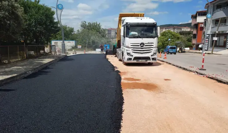 Derince Ertuğrul Gazi Bulvarı Yenileniyor