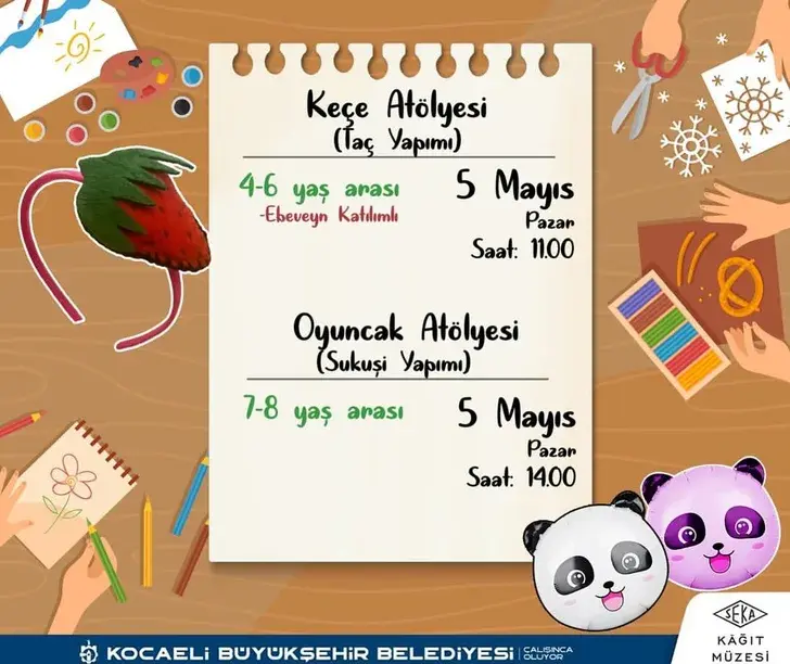 Seka Kağıt Müzesi’nde Çocuklar İçin Atölyeler Düzenlenecek! Nasıl kayıt yapılır?