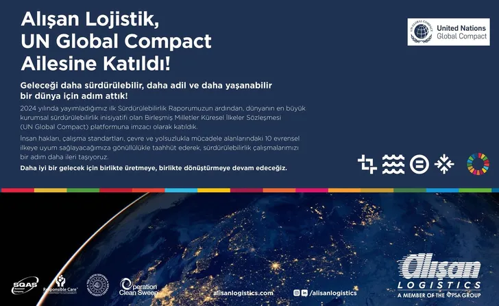 Alışan Lojistik, UNCG imzacıları arasına katıldı