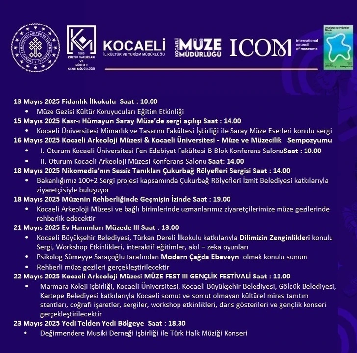 Kocaeli’de Müze Haftası etkinlikleri başlıyor