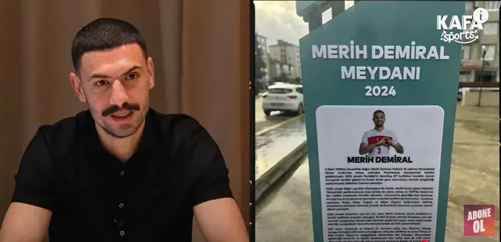 Merih Demiral’dan Büyükakın’a teşekkür