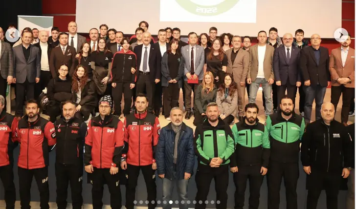 GİRESUN YAĞLIDERELİLER DERNEĞİNİN DÜZENLEDİĞİ  DEPREM ETKİNLİĞİNDE  KONUŞMACI