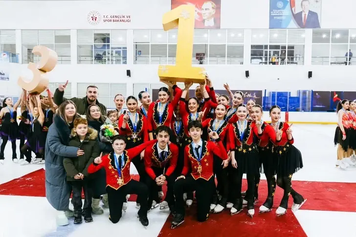 Kocaeli Takımları Senkronize Buz Pateninde Tüm Madalyaları Kazandı