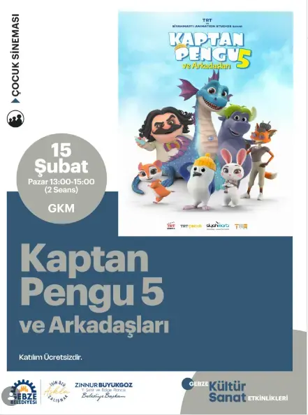 GEBZE’DE ÇOCUKLAR İÇİN SİNEMA HEYECANI