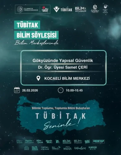 GÖKYÜZÜNDE GÜVENLİK MERCEK ALTINA ALINIYOR: KOCAELİ BİLİM MERKEZİ’NDE DEV ETKİNLİK