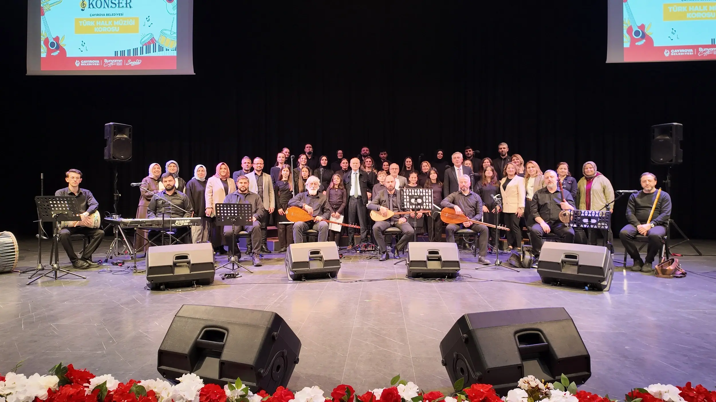 HALK MÜZİĞİ KONSERİNE  İLGİ