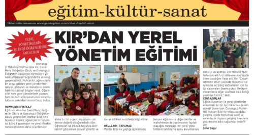 KIR’DAN YEREL YÖNETİM EĞİTİMİ
