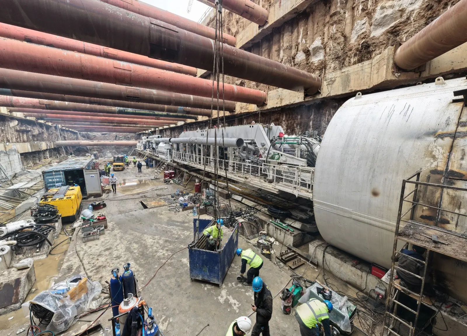 Körfezray Metro Projesi’nde 4 TBM ile Kazı Çalışmaları Hızlandı
