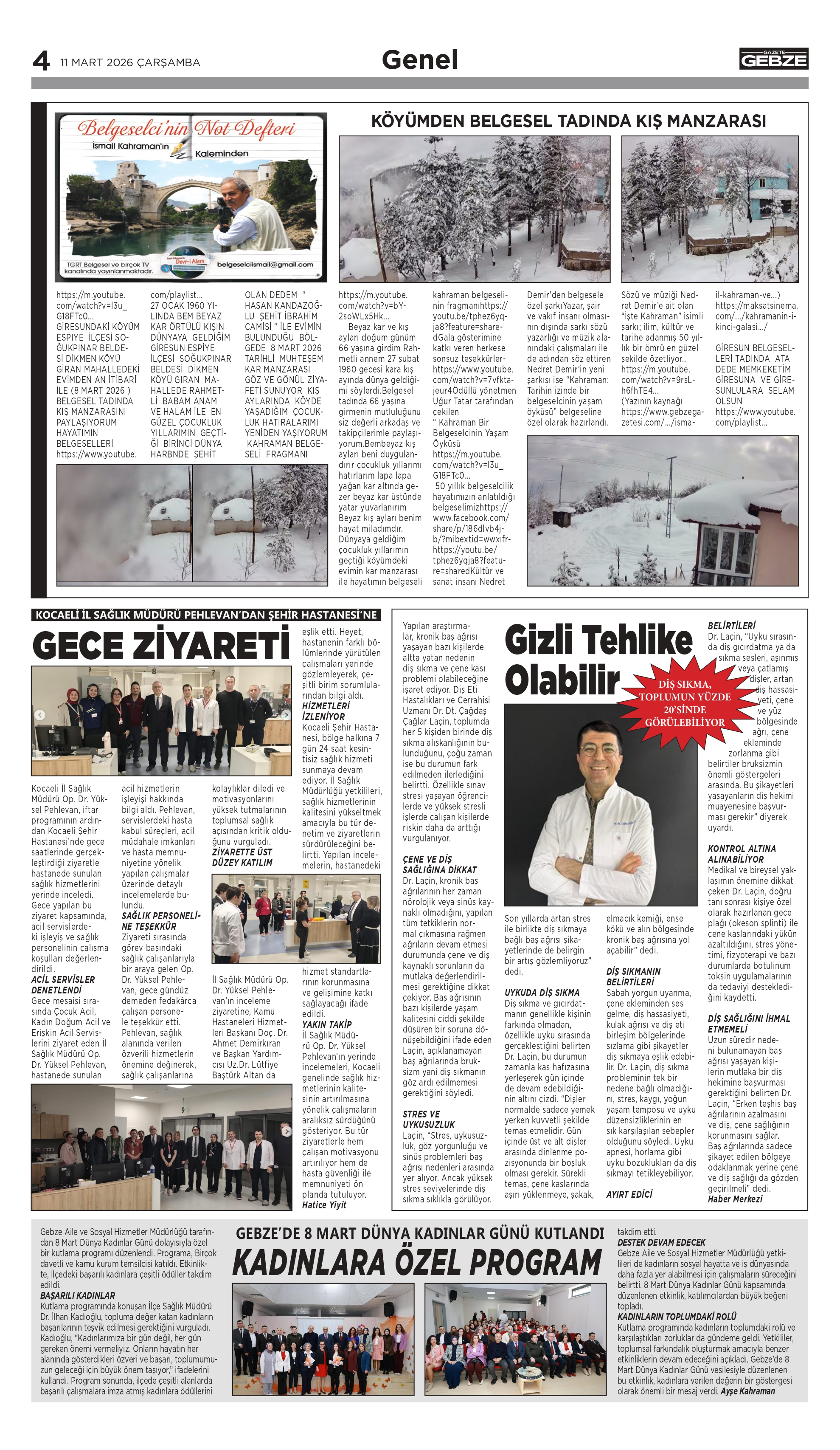 DİŞ SIKMA, TOPLUMUN YÜZDE 20’SİNDE GÖRÜLEBİLİYORGİZLİ TEHLİKE OLABİLİR